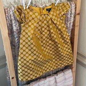 Baby Gap Gold Dazzle Dress